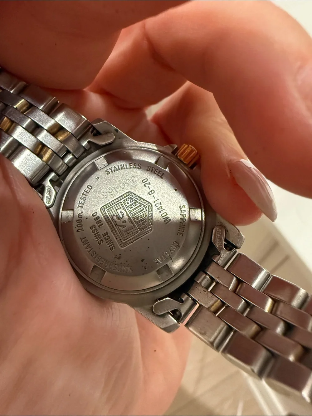 Tag Heuer Two-Tone Silver and Gold Women's Watch with Bracelet